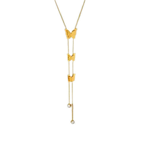 سلسلة طويلة رفيعه فرشة دهبي استانلس